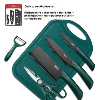 Black Steel Household Tools Kitchen Knife