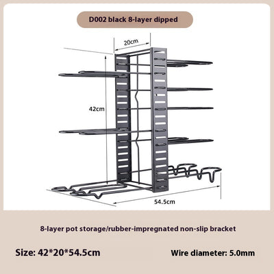 Removable Folding Multi-functional Kitchen Rack