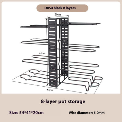 Removable Folding Multi-functional Kitchen Rack