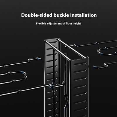 Removable Folding Multi-functional Kitchen Rack